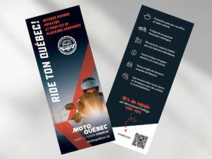 Carton Promo – Client : Moto Québec